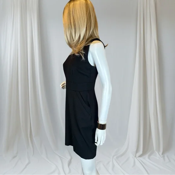 Alfani Black Sleeveless Scoop Neck Sheath Dress - Picture 3 of 8